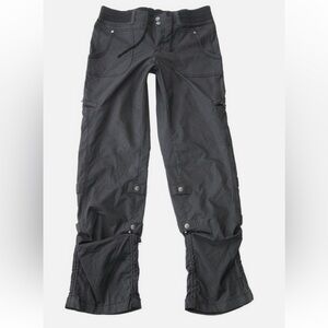 Athleta Shasta convertible hiking cargo pants in black